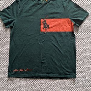 Polo by Ralph Lauren Green and Red Men's Shirt